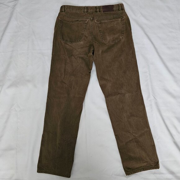 Hiltl The Ultimate Trousers Two Face Button & Zip Fly Brown Corduroy Jeans Sz 33 - Picture 2 of 16